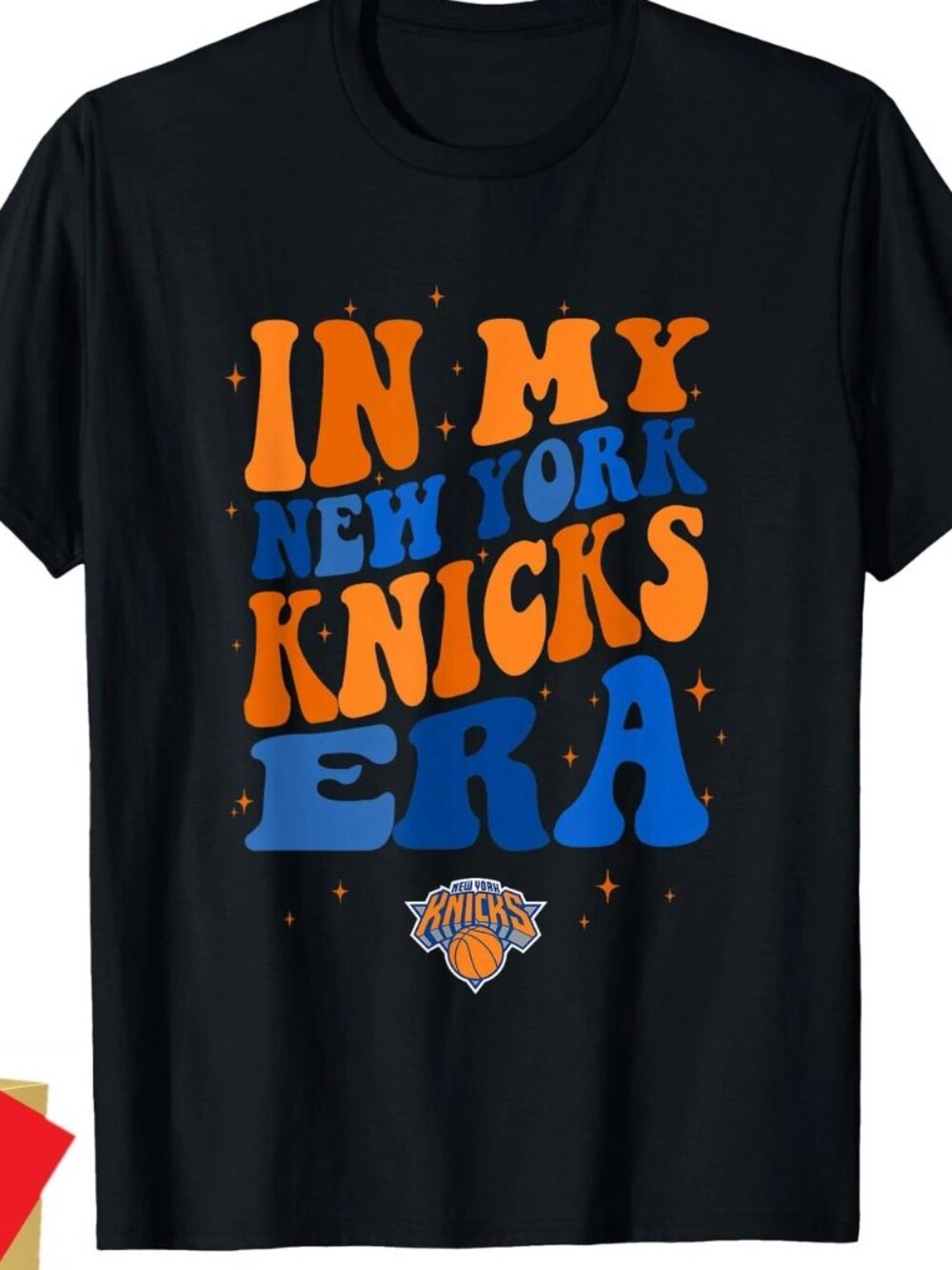 Knicks Retro Wave Logo T-Shirt NBA Team Unisex T Shirt
